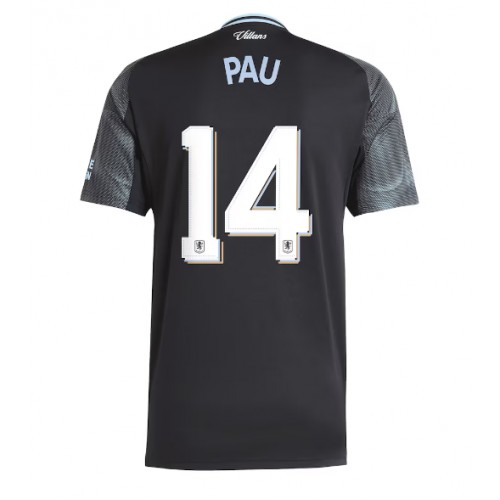 Moški Nogometni dresi Aston Villa Pau Torres #14 Gostujoči 2025-26 Kratek Rokav